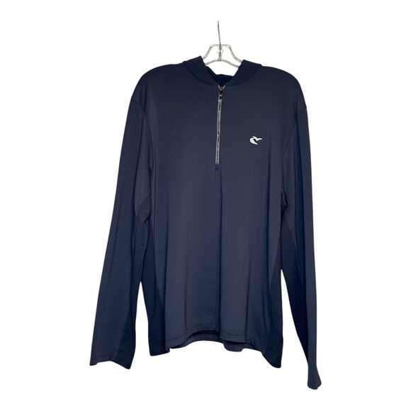 Greyson Quarter Zip Pullover Long Sleeve Athletic Golf Shirt Gray Mens XL - Picture 1 of 7